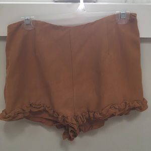 Nasty gal burnt orange shorts